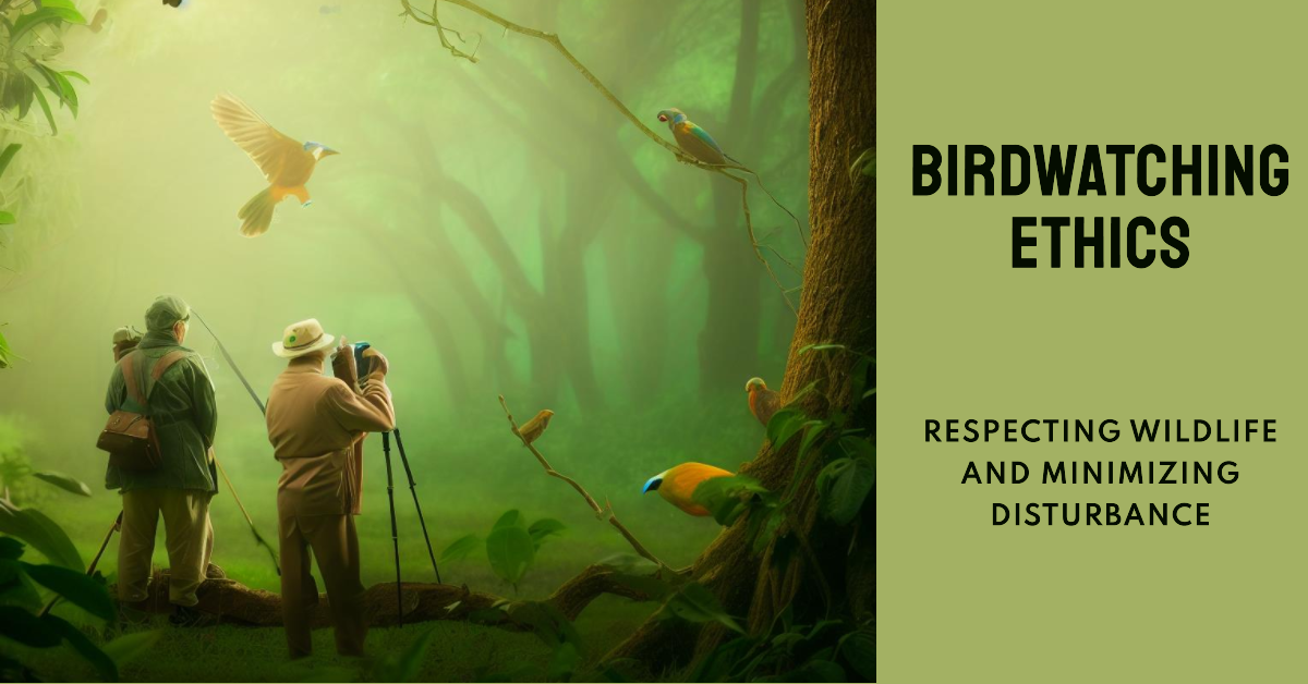 Birdwatching Ethics: Respecting Wildlife and Minimizing Disturbance