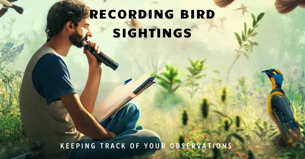 Recording Bird Sightings: Keeping Track of Your Observations